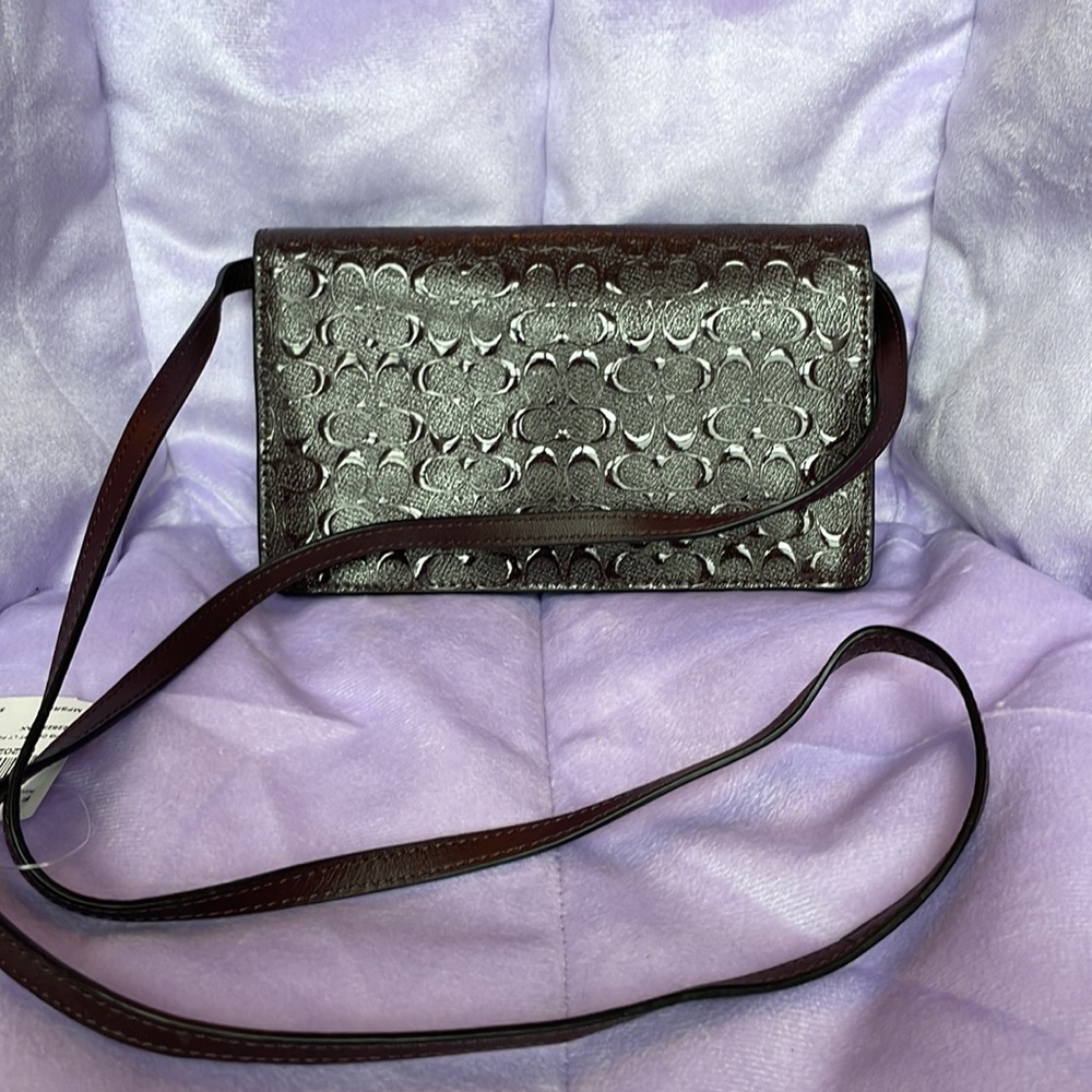 (New!) Oxblood Coach Crossbody Bag